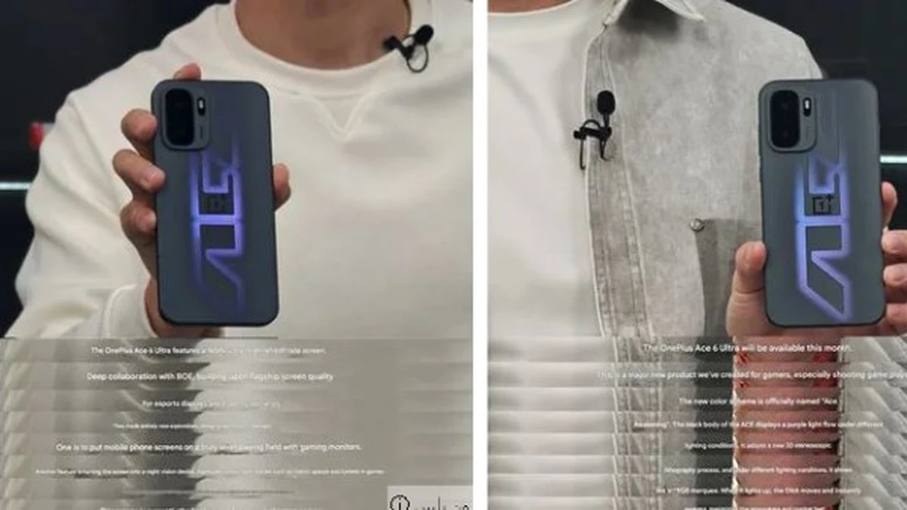 ون بلس تكشف عن هاتف Ace 6 Ultra بشاشة عرض عملاقة متطورة